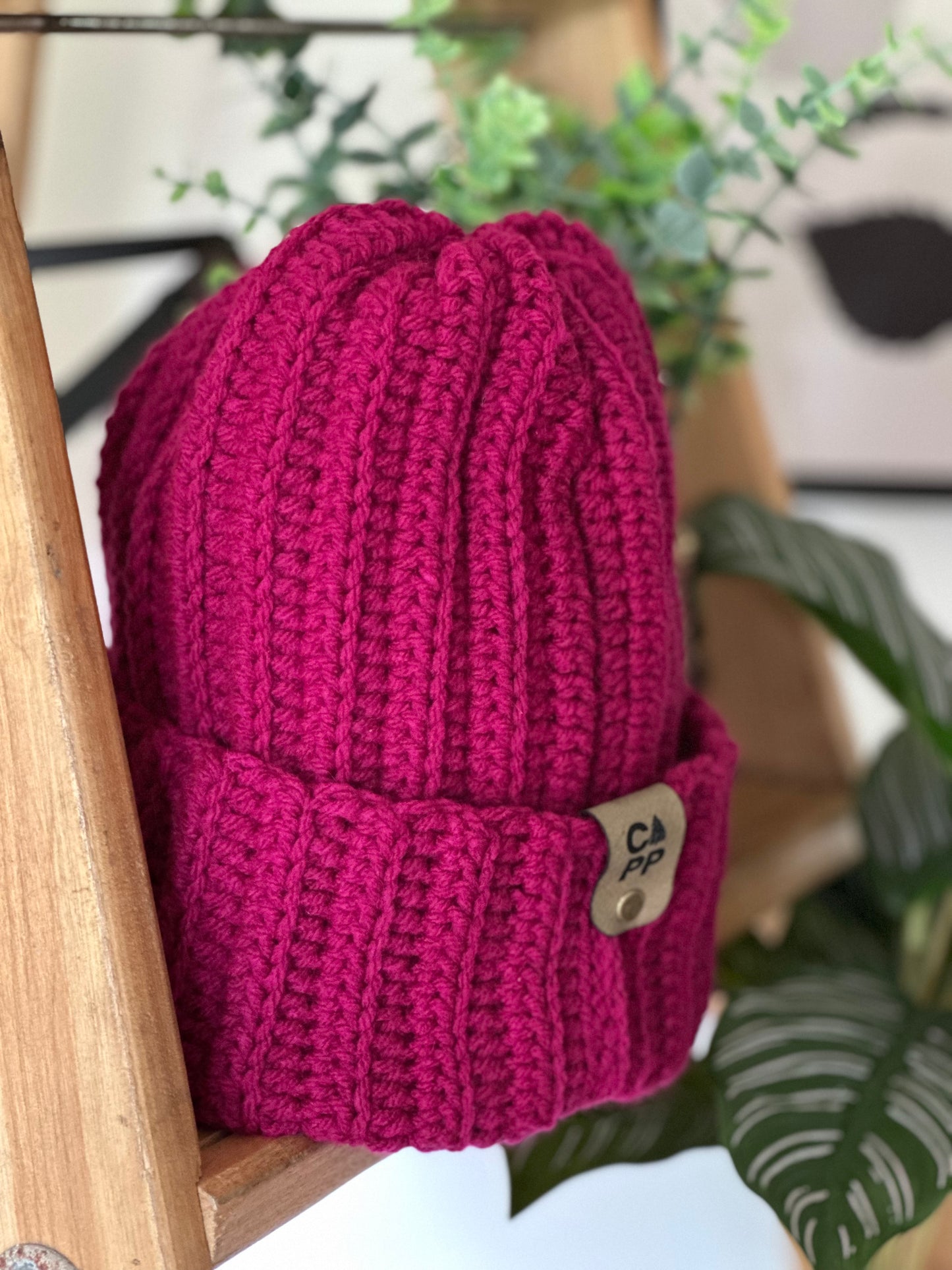 Tuque rose foncée