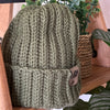 Olive toque beanie style - T121
