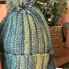 Tuque bleue verte - T111
