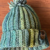 Tuque bleue verte - T111