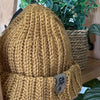 Tuque jaune caramel-Beanie - T114