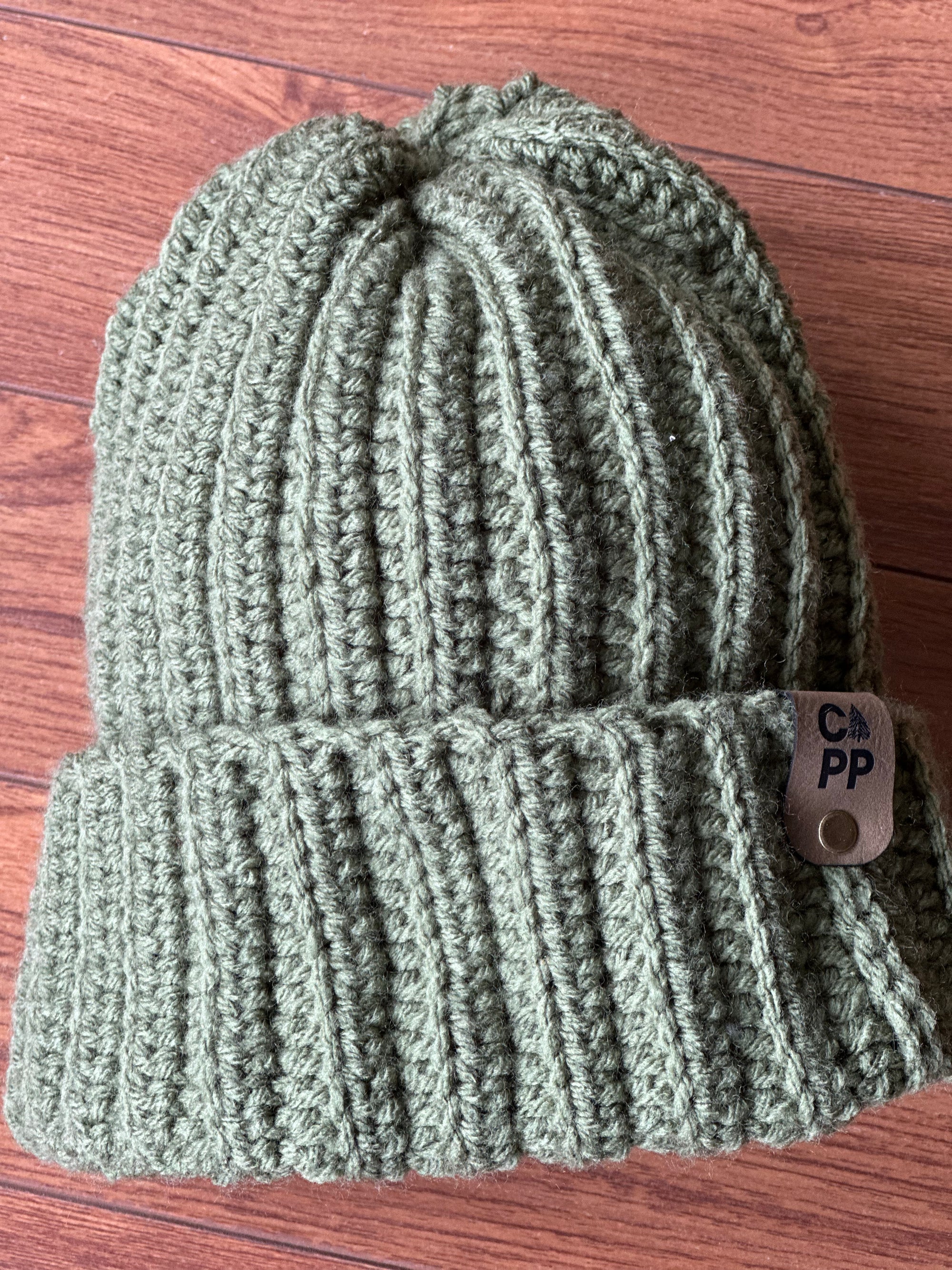 Tuque verte olive - T109