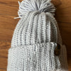 Tuque bleue ciel avec pompon - Beanie - T106