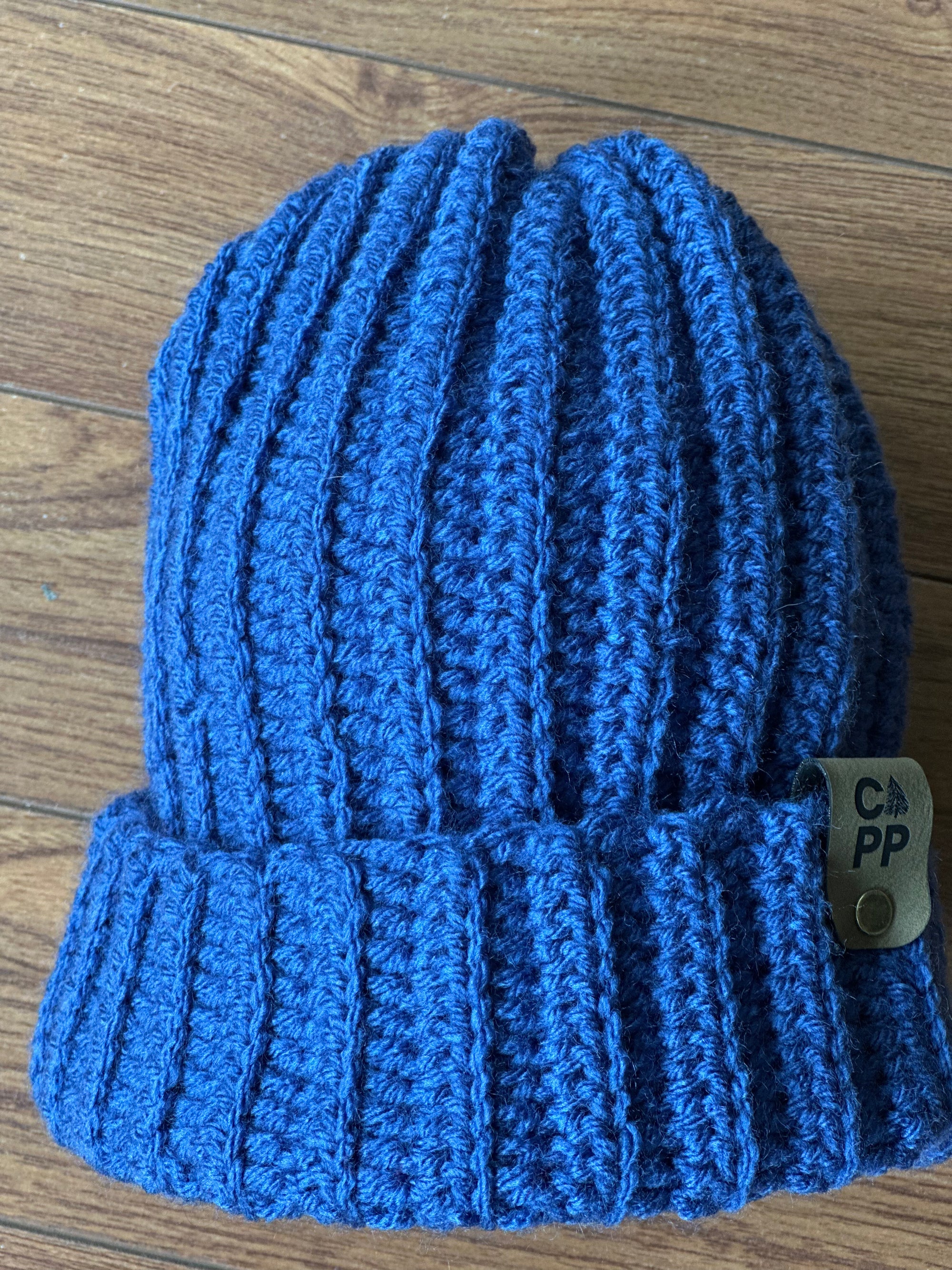 Tuque bleue style beanie - T122