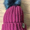 Burgundy beanie - T118