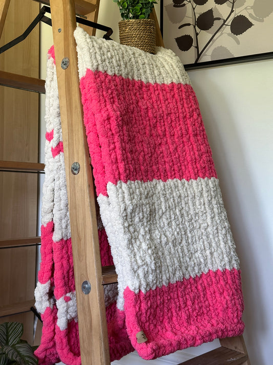 Throw-type blanket