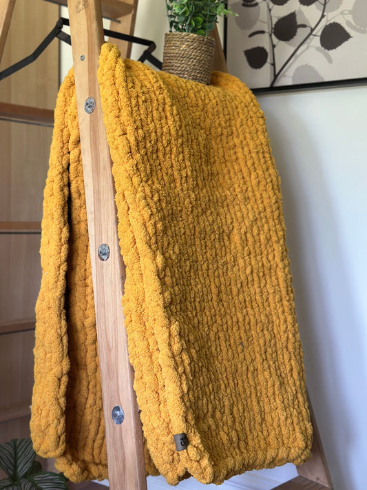 Throw-type blanket