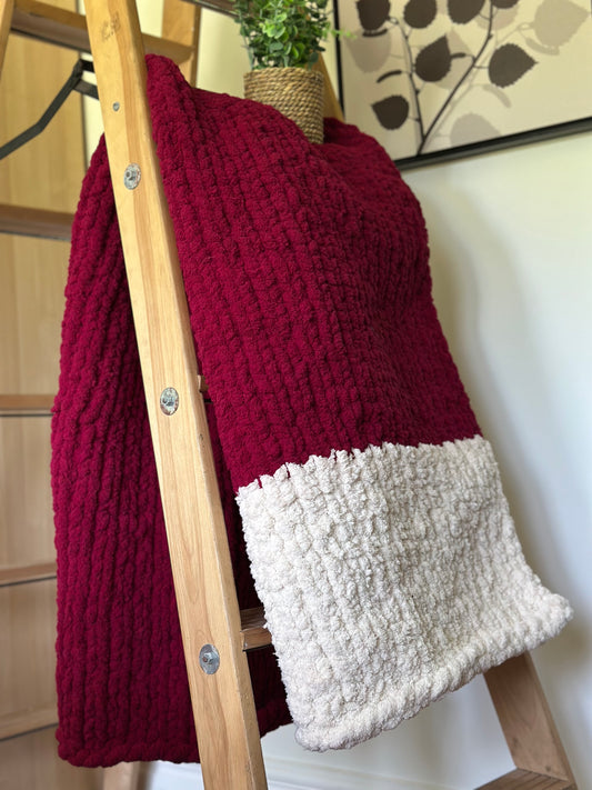 Throw-type blanket