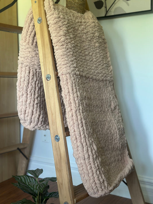 Throw-type blanket
