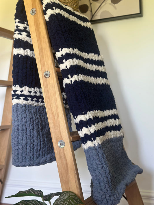 Throw-type blanket
