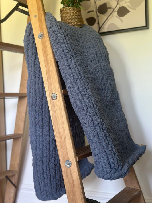 Throw-type blanket