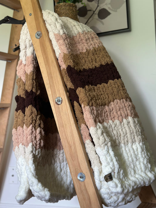 Throw-type blanket