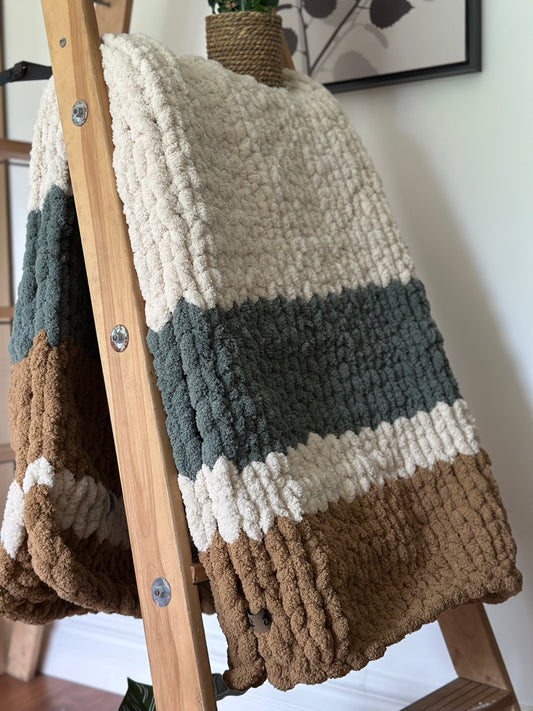 Throw-type blanket