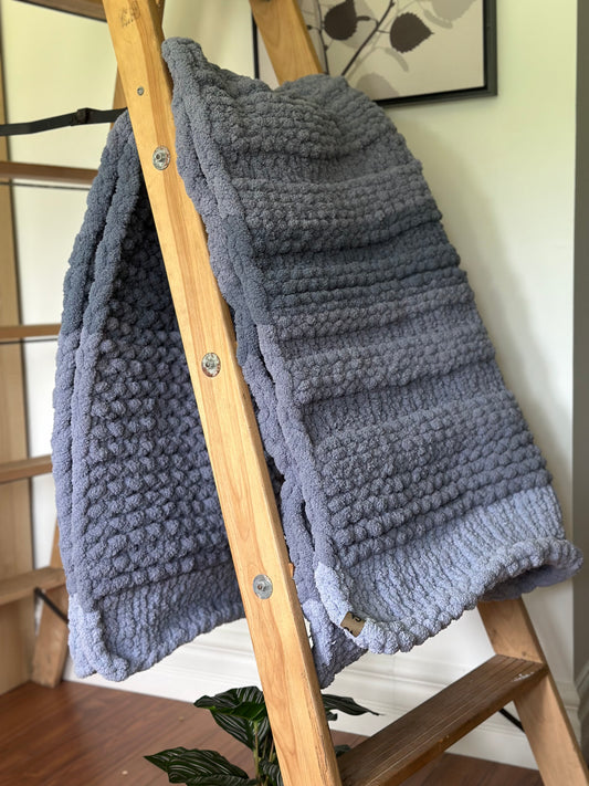 Throw-type blanket