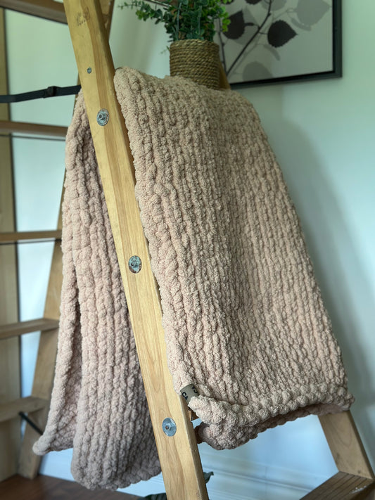 Throw-type blanket
