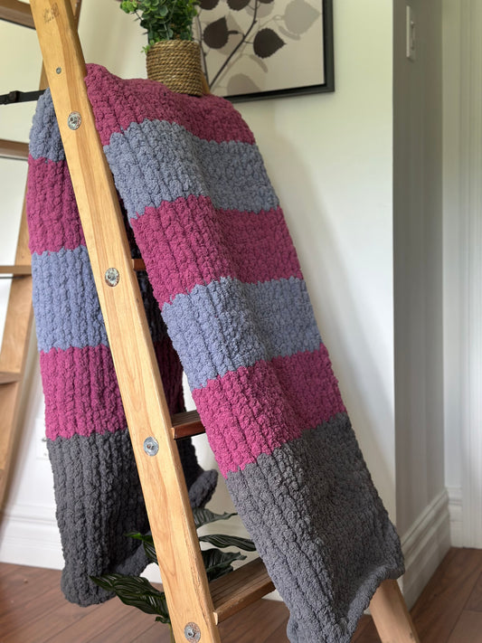 Throw-type blanket