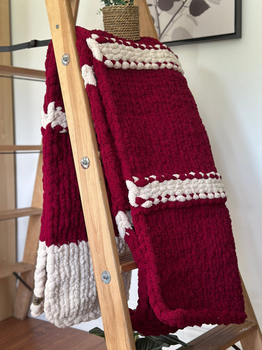 Throw-type blanket