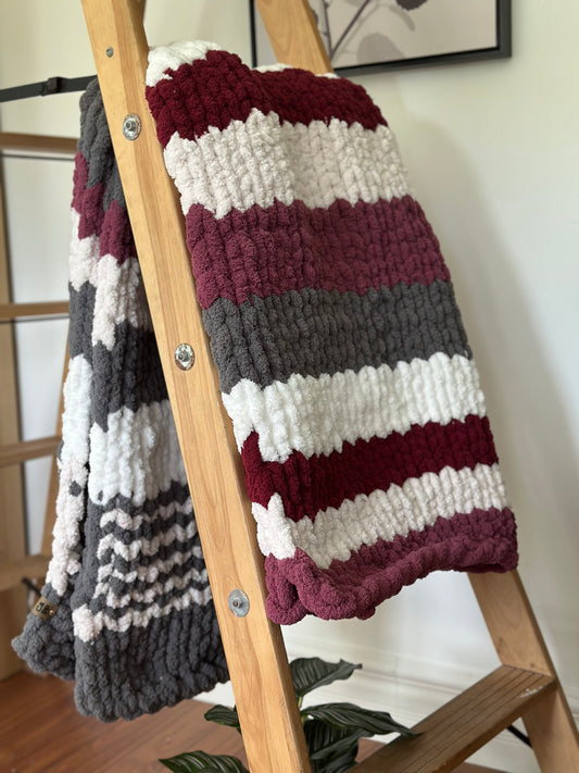 Throw-type blanket