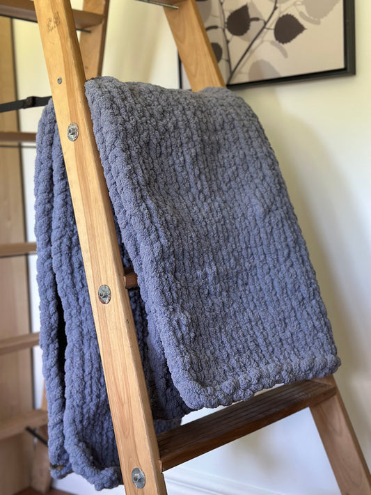 Throw-type blanket