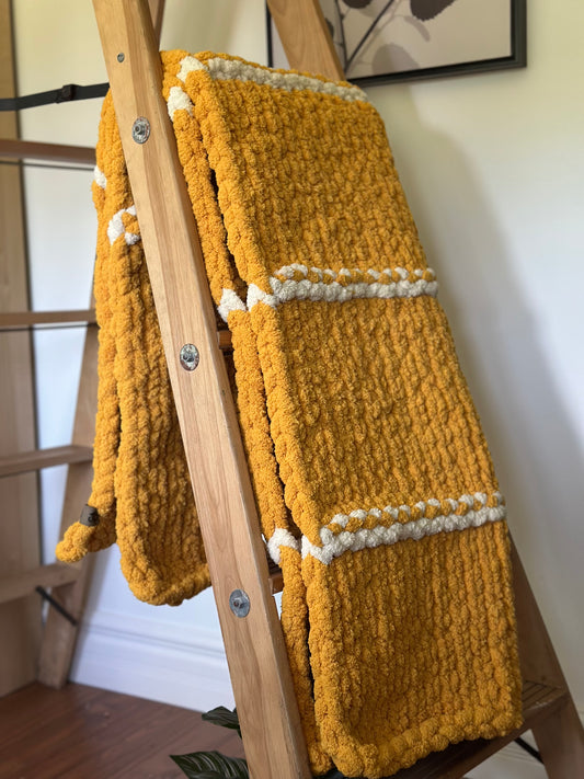 Throw-type blanket