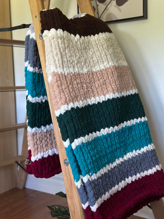 Throw-type blanket